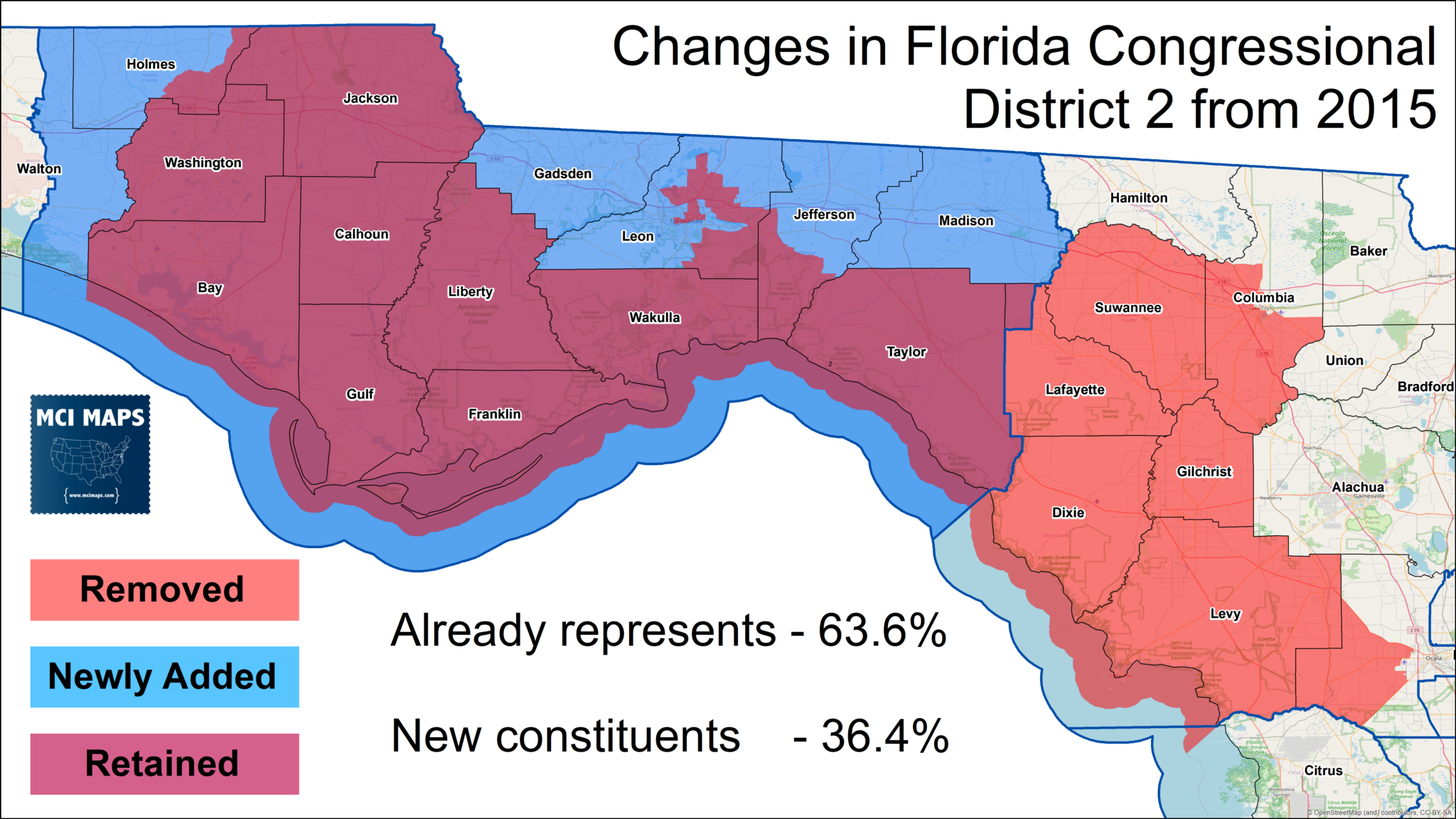 A Detailed Look at Florida’s New Congressional Districts MCI Maps