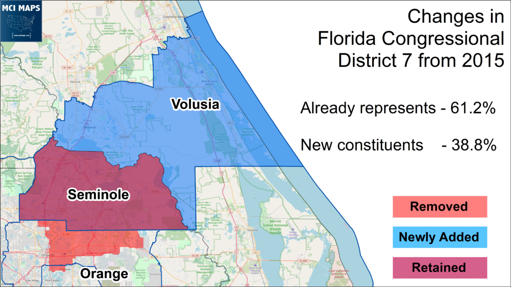 Florida cd7 gain and loss 2022 1024x576 | a detailed look at florida’s new congressional districts | politics