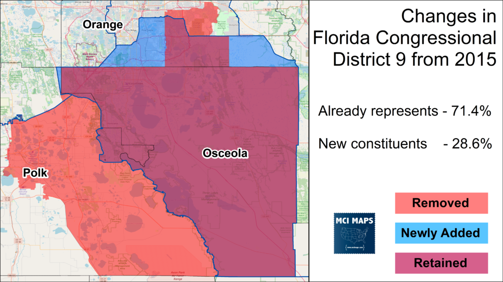 Florida cd9 gain and loss 2022 1024x576 | a detailed look at florida’s new congressional districts | politics
