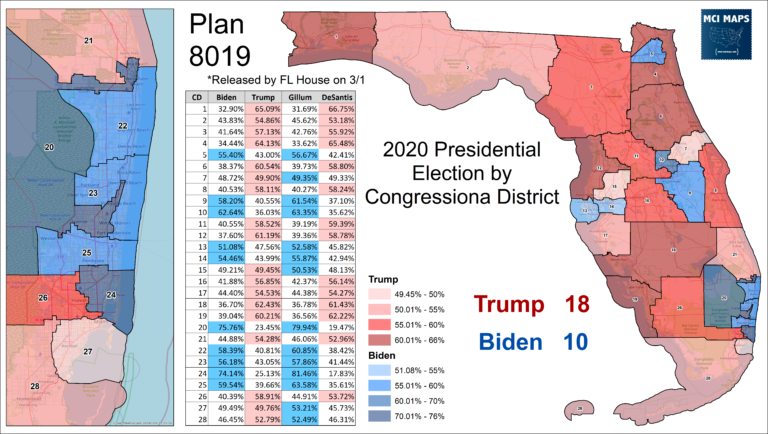 A Detailed Look at Florida’s New Congressional Districts - MCI Maps ...