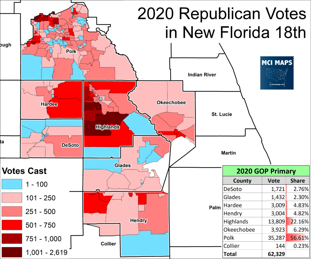 Florida cd18 republican primary 2020 1024x853 | a detailed look at florida’s new congressional districts | politics
