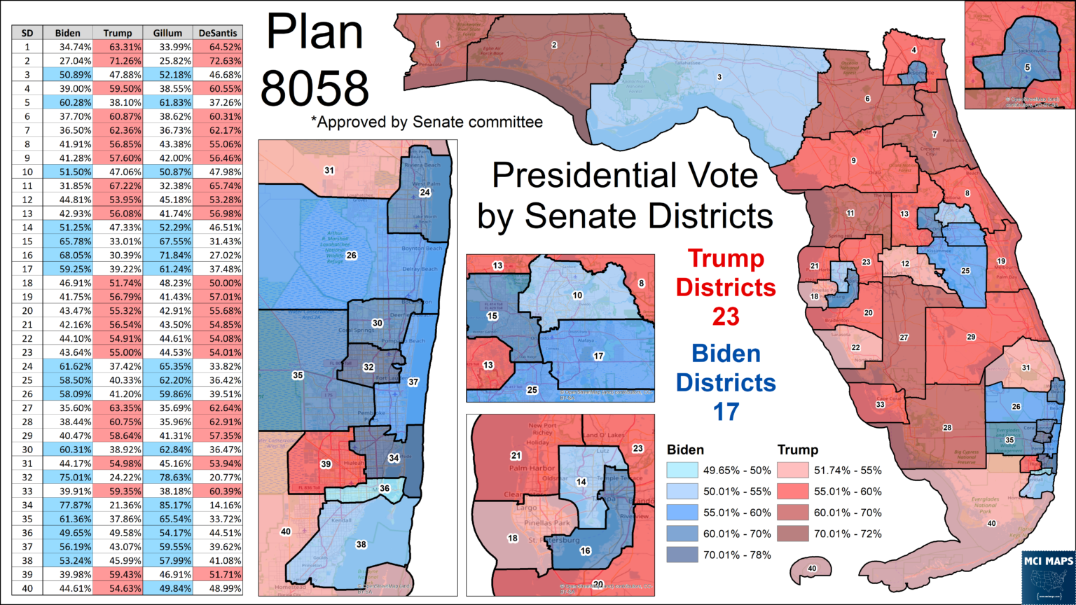 My 2022 Florida Primary Preview (Part 1) - MCI Maps | Election Data ...