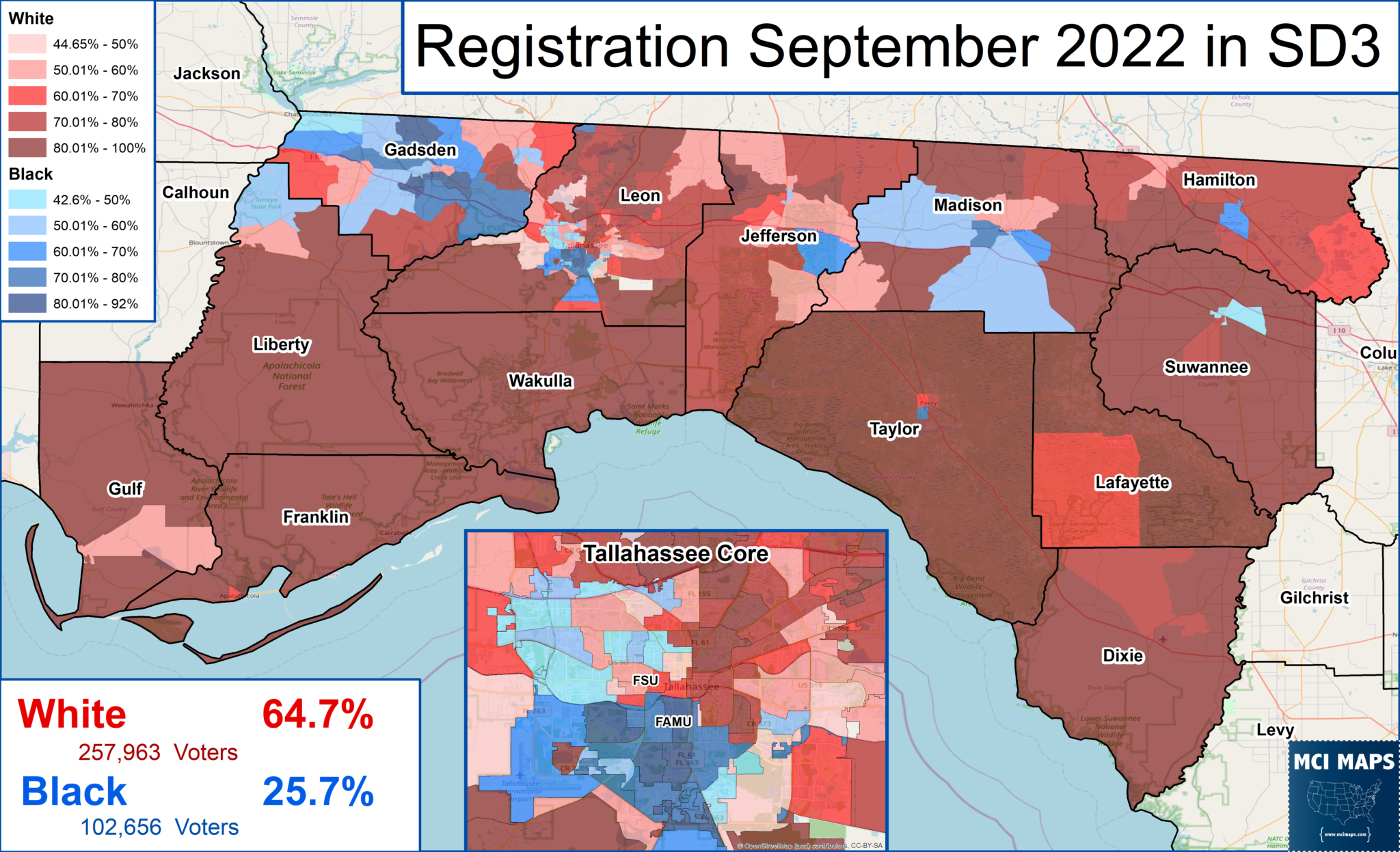 The 2022 Florida State Senate Ratings MCI Maps Election Data